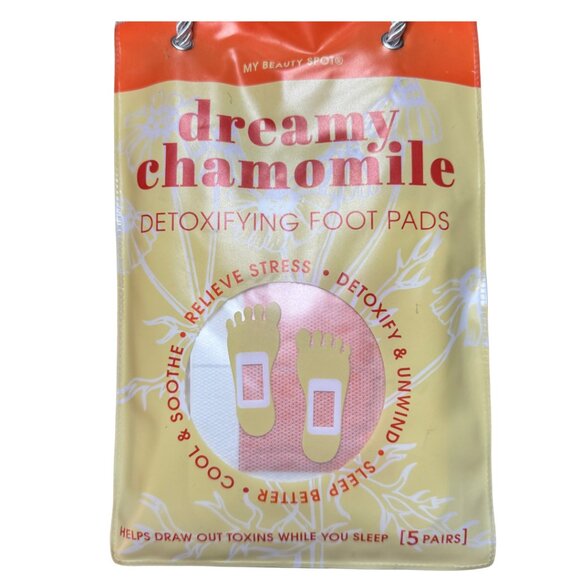 Dreamy Chamomile Detoxifying Foot Pads 5 Pairs by My Beauty Spot NEW - Picture 3 of 3